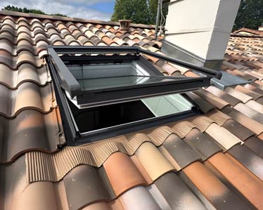 Installation velux